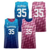 Twill Custom Reversible Basketball Jersey